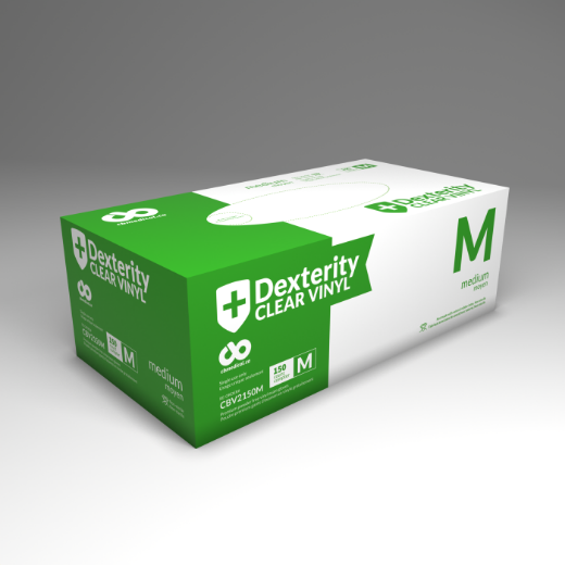 Picture of Dexterity Powder Free Vinyl Gloves