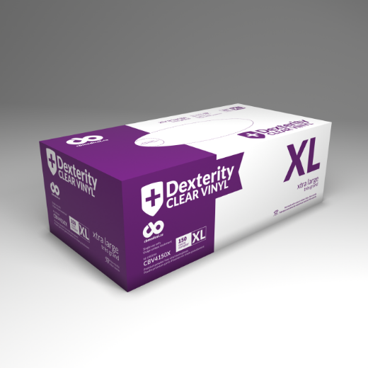 Picture of Dexterity Powder Free Vinyl Gloves