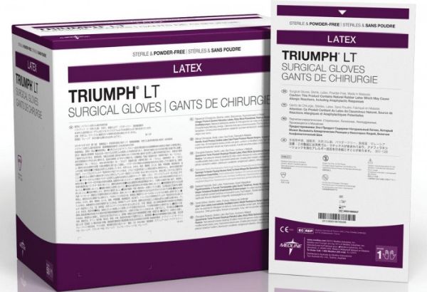 Picture of Triumph LT Latex Powder Free Sterile Gloves