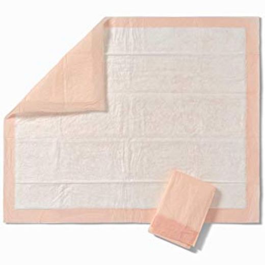 Picture of Underpad, Disposable, Super Absorbency, 30x36in. Peach, 40/Case