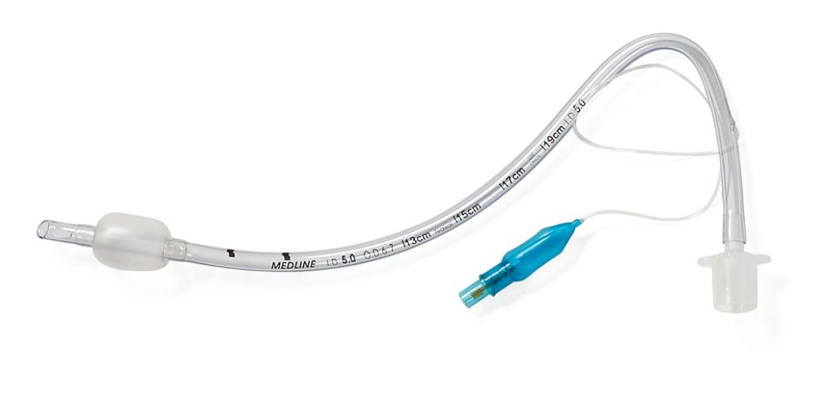Picture of Preformed Nasal RAE Endotracheal Tube with Murphy Eye