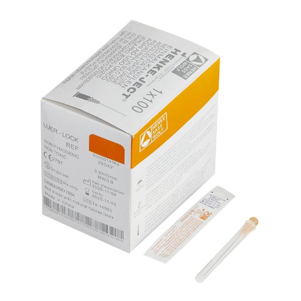 Picture of Needle Only, Fine-Ject 25G x 2", Plastic Hub, Orange - 100/Box