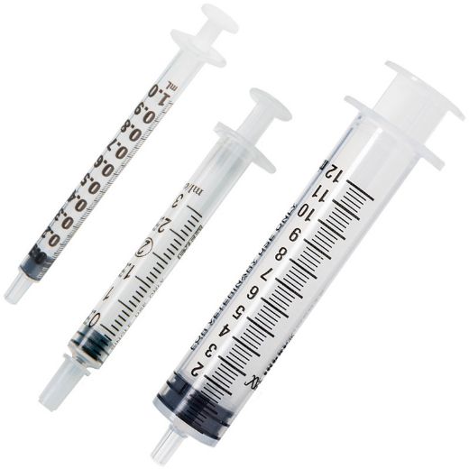 Picture of BD Luer Lock and Slip Tip Syringes