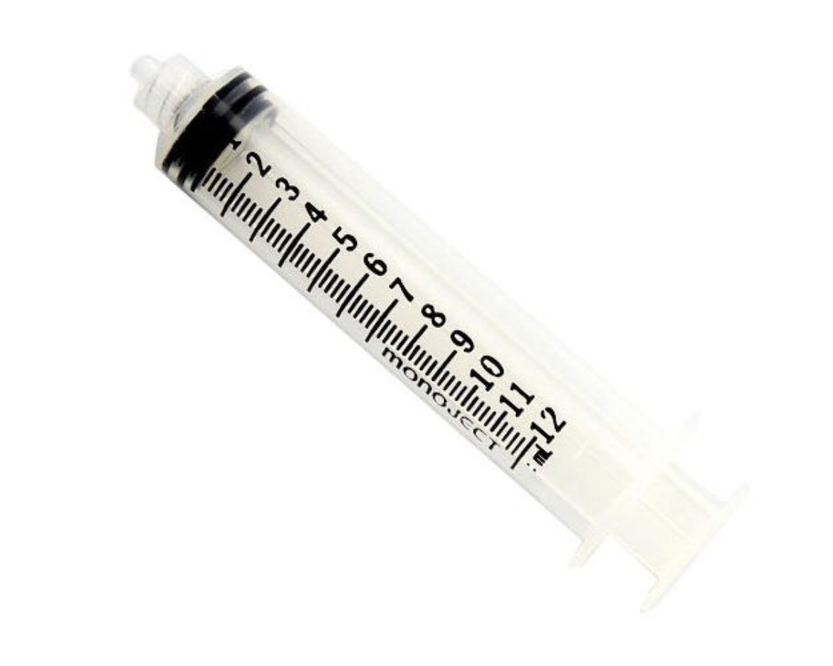 Picture of Syringe Only, 12cc Leur Lock, 80/Box