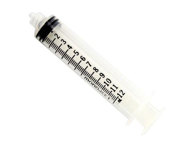 Picture of Syringe Only, 12cc Leur Lock, 80/Box