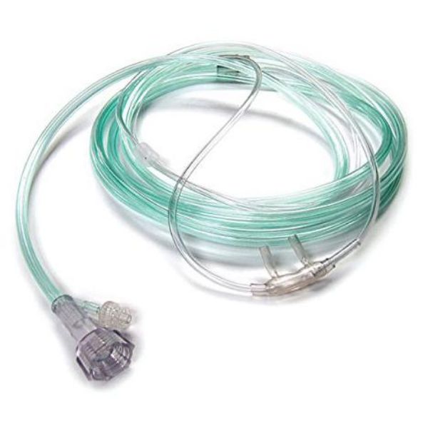 Picture of Adult Nasal Cannula with 7ft O2 and CO2 Lines