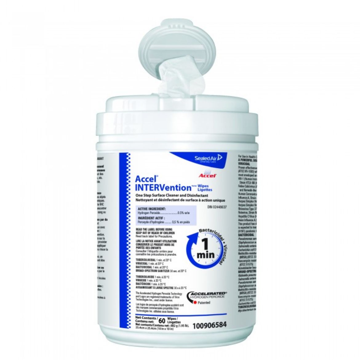 Picture of Accel Intervention Disinfectant Wipes