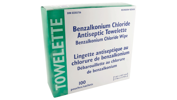 Picture of Benzalkonium Towellettes-100/box