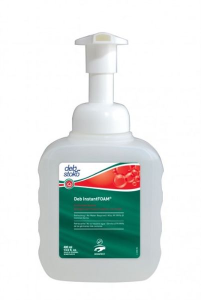 Picture of Deb InstantFoam Instant Hand Sanitizer -  400ml with pump 6/Case, 1/Pump/Case