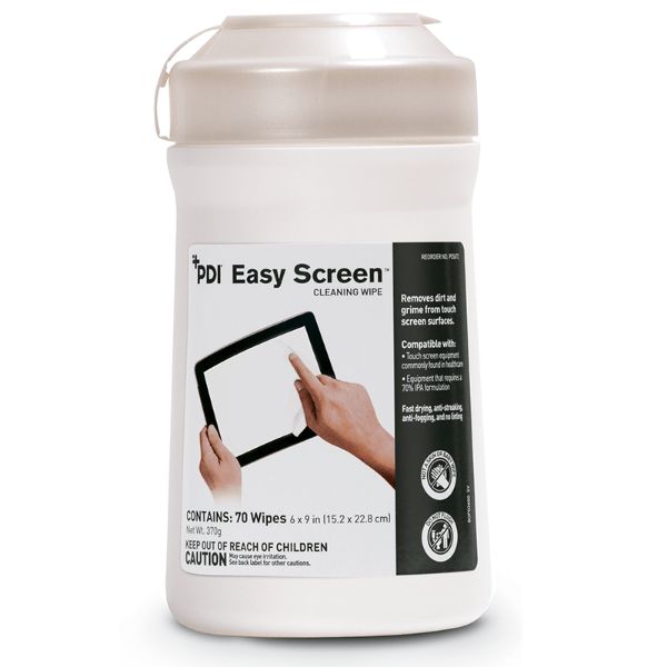 Picture of Easy Screen Cleaning Wipe, 70% Alcohol, 6" x 9" - 70/Cannister