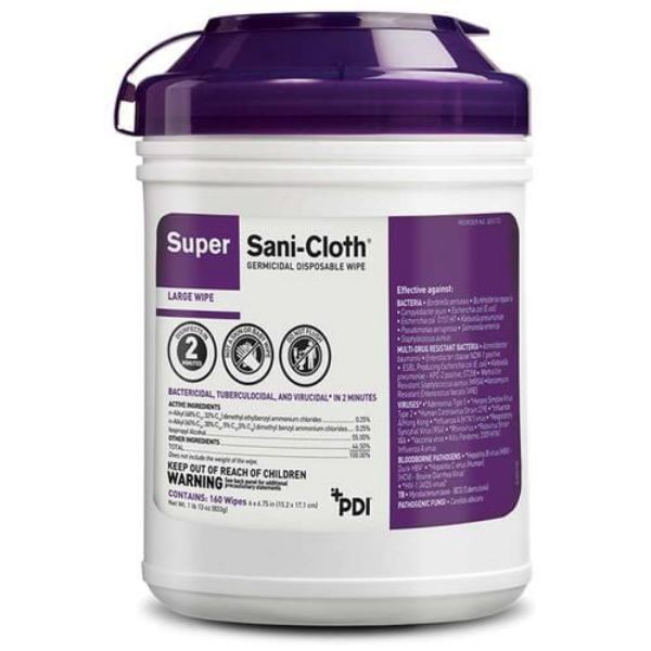 Picture of Super Sani-Cloth, 6" x 6.75"  - 160/Cannister