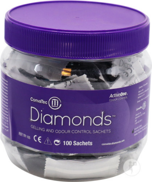 Picture of Diamonds Super Absorbent Gelling Sachets, 100/Cannister