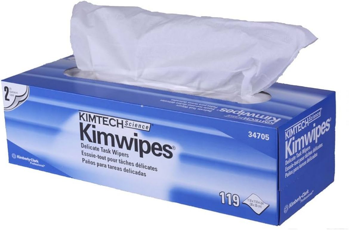 Picture of KIMWIPES Delicate Task Wipers, 2 Ply, 12x12 in - 119/Box