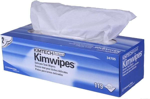 Picture of KIMWIPES Delicate Task Wipers, 2 Ply, 12x12 in - 119/Box