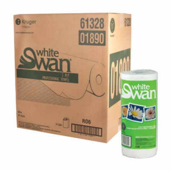 Picture of Paper Towel, (White Swan®) White, W8.6" x L10.9" - 24/Case