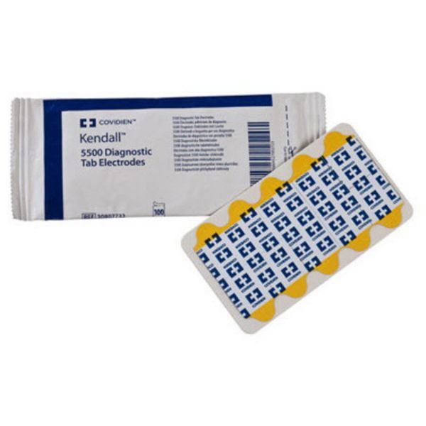 Picture of Electrodes, Q-Trace Gold 5500 Testing ECG, 100/pkg - 2000/Case