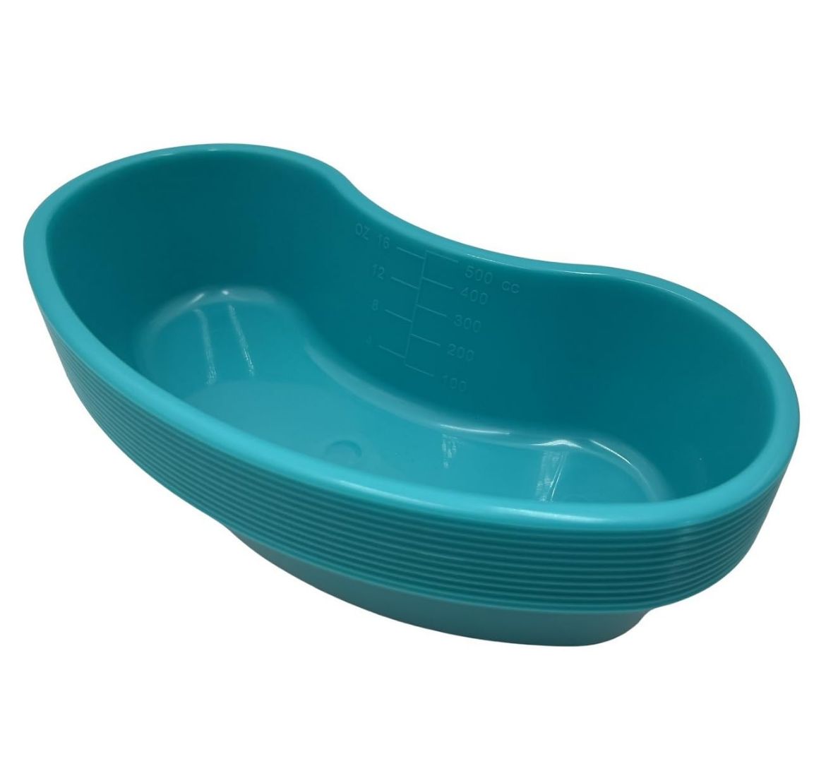 Picture of Emesis Basin, Plastic, Graduated up to 840cc Blue