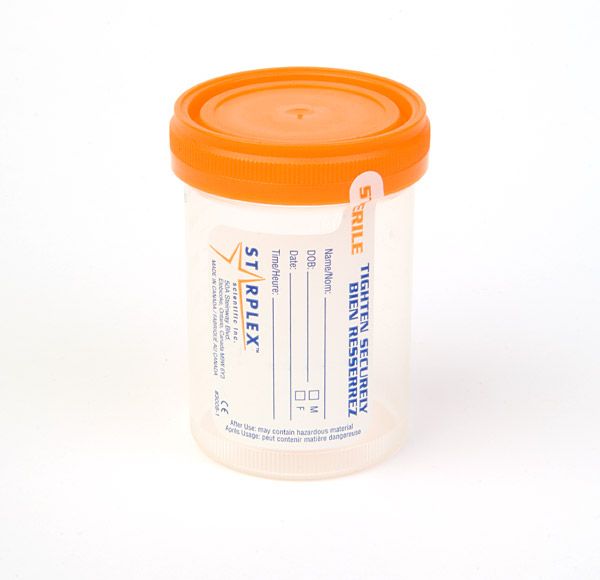 Picture of Specimen Container, 3oz Sterile - 100/Case