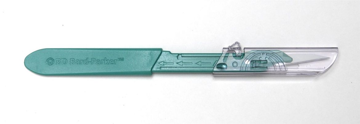 Picture of Scalpel (Bard-Parker™), Protected, Disposable  #11 - 10/Box