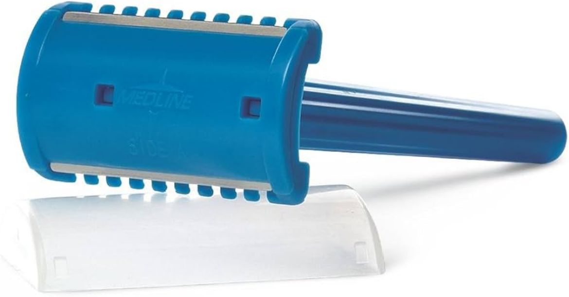 Picture of Razors, Medline Double-Sided Shave Prep Blue - 100/Box