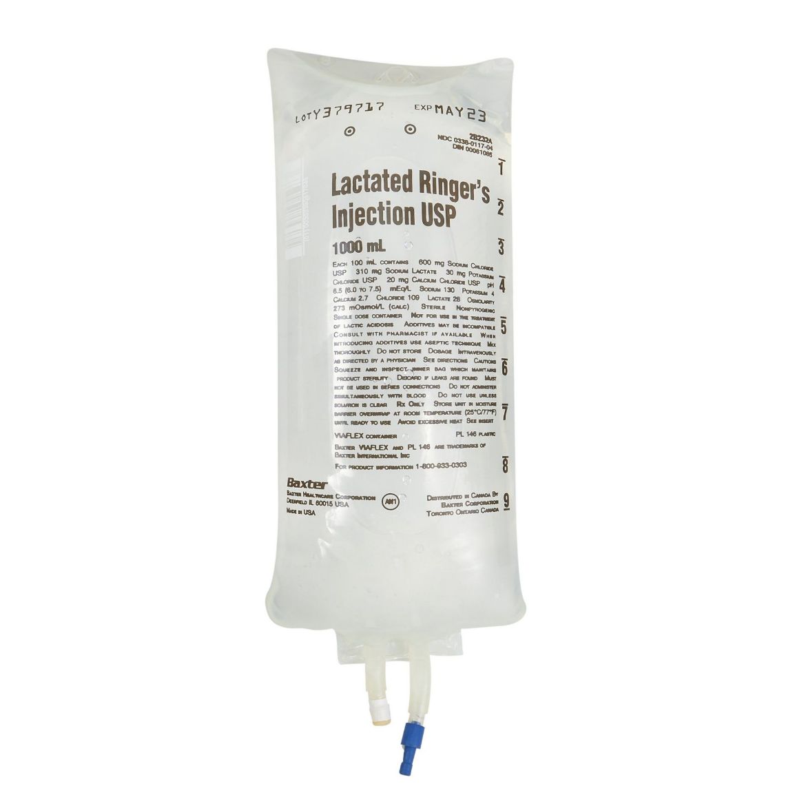 Picture of Lactated Ringers for Injection