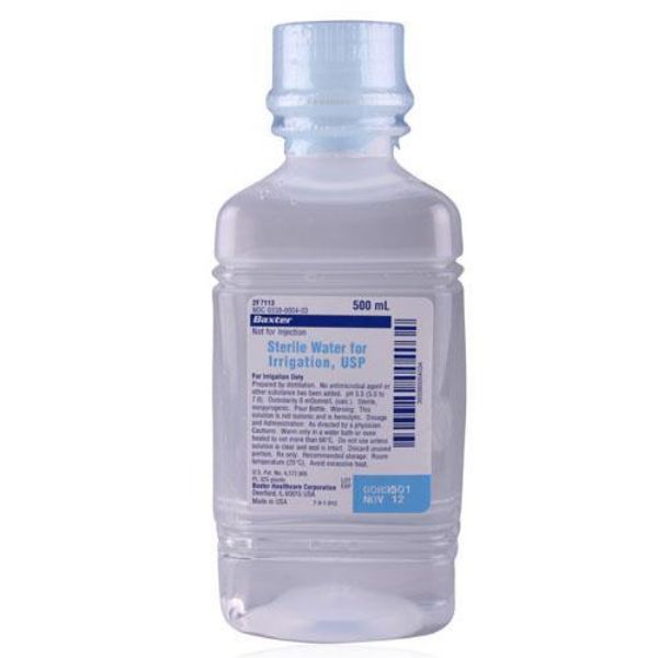 Picture of Sterile Water Pour Bottle for Irrigation USP, 500ml - 18/Case