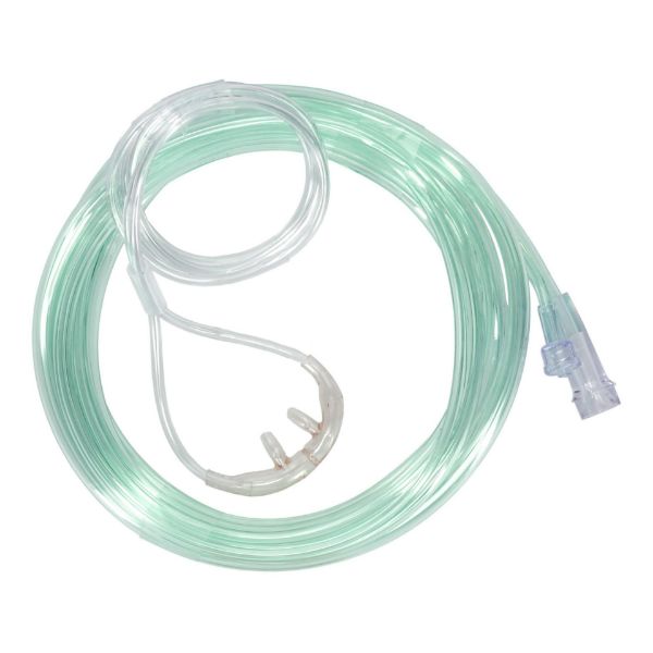 Picture of Nasal CO2 sampling cannula with 7' line, Adult, with Male Luer-Lok Connection, 25/Case