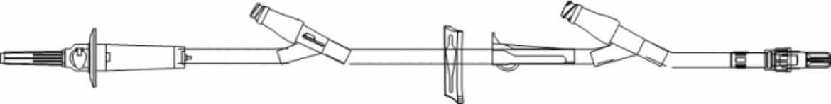 Picture of Primary Admin. Set,72" (183cm) 10 Drop w/BCV-CLAVE®, CLAVE®, Rotating Luer, Non-DEHP Tubing, 50/case