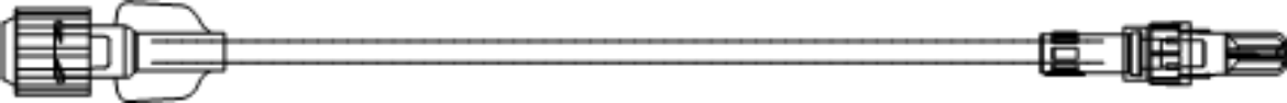 Picture of Extension Set, 36" with Non-DEHP Smallbore tubing & RMLL (Prim. Vol - 0.93ml) - 50/Case