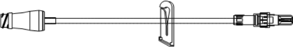 Picture of Extension Set, 7" Non-DEHP Smallbore with MicroCLAVE® Connector - 50/Case