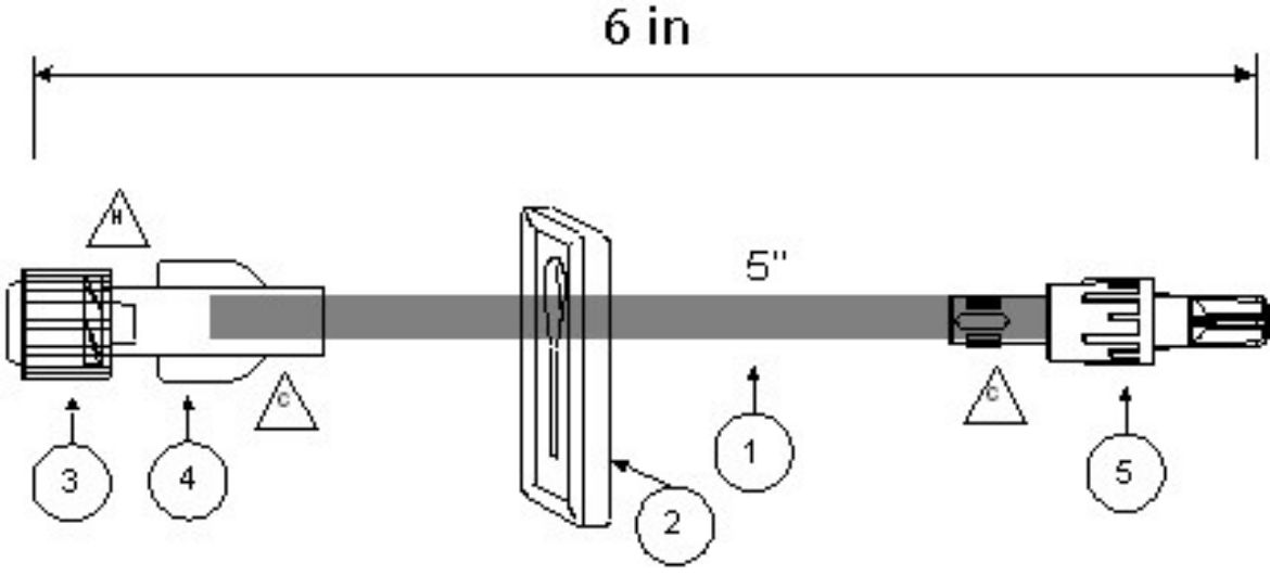 Picture of Extension Set, 6" Standard Bore Non-Dehp w/Clamp & RMLL (0.62ml prim. vol) - 50/Case