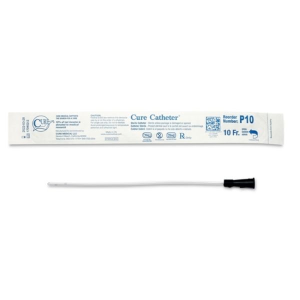 Picture of Catheter, Intermittent Plastic with Funnel (Cure)  10Fr  16"
