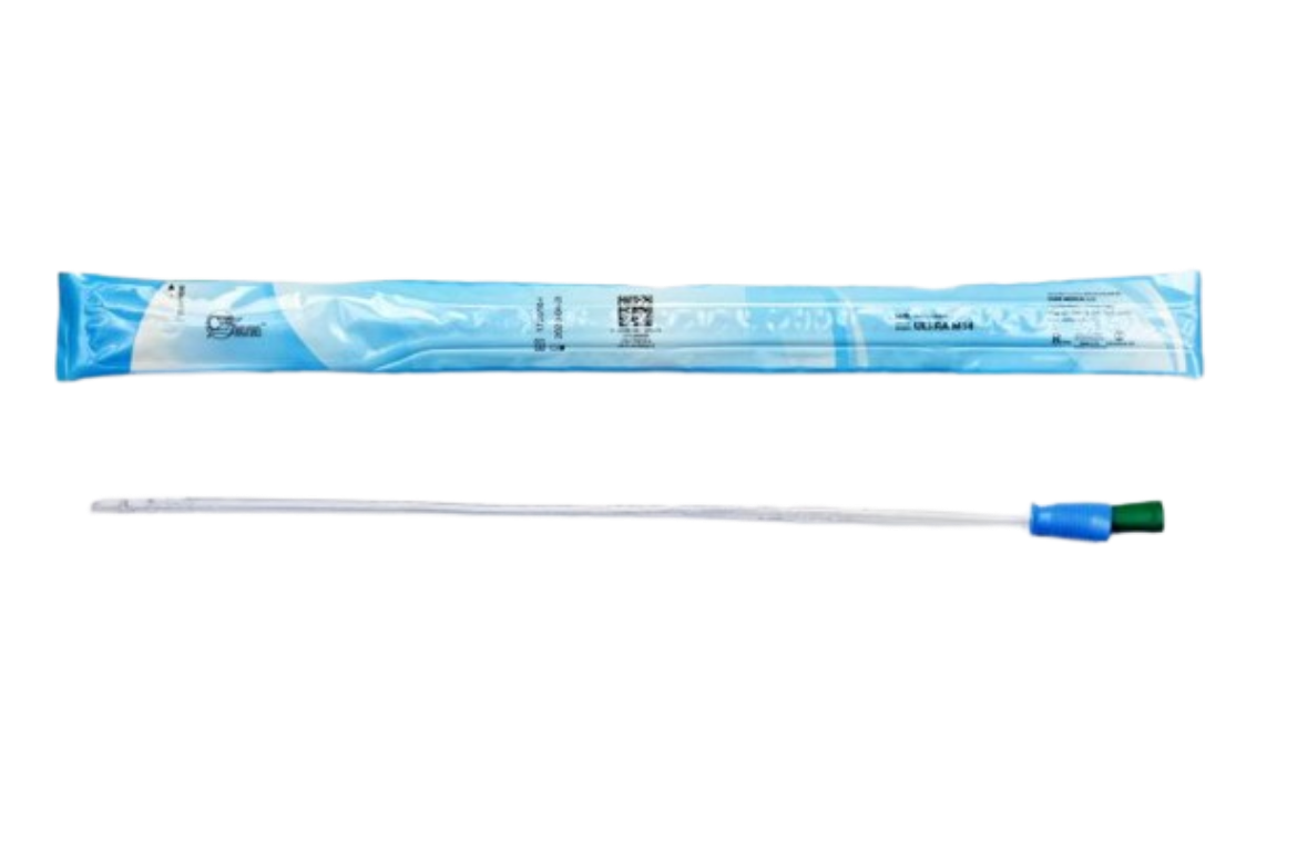 Picture of Catheter, Intermittent Plastic Ultra Pre Lubed with Funnel (Cure)  12Fr  16"