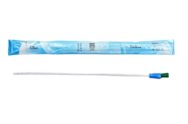 Picture of Catheter, Intermittent Plastic Ultra Pre Lubed with Funnel (Cure)  12Fr  16"