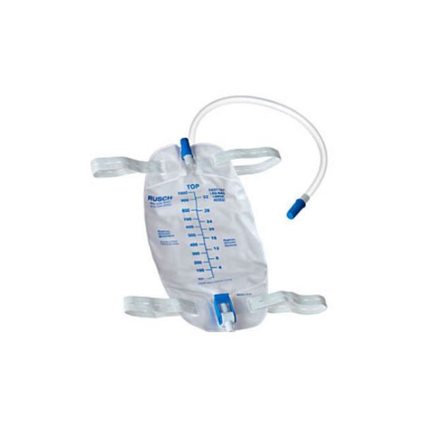 Picture of Rusch Easy Tap Leg Bag with 18in. Extension Tubing, 1000mL