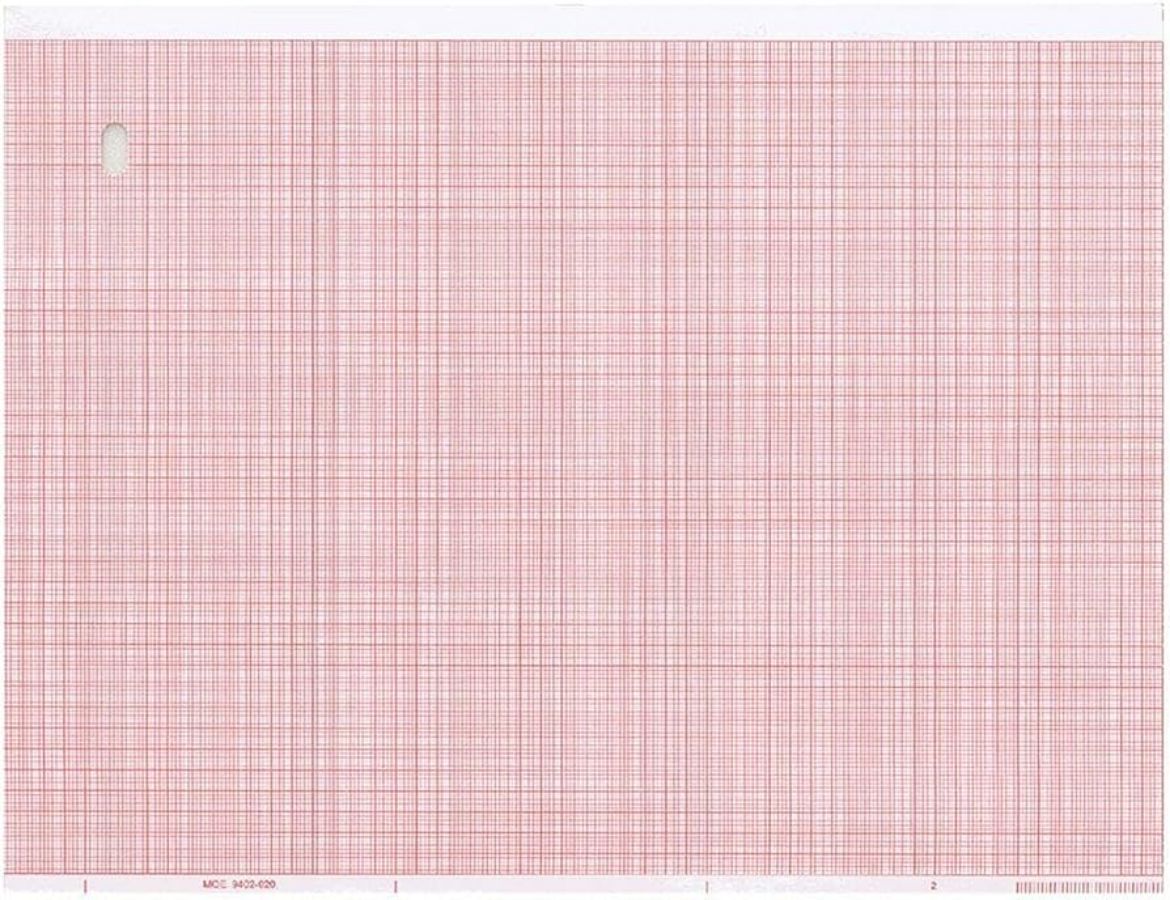 Picture of ECG Paper for Marquette 9402-020, 300 Sheets/Pkg - 8/Case