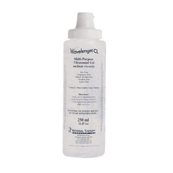 Picture of Ultrasound Gel, Medium Viscosity (Clear) with flip cap, 250ml