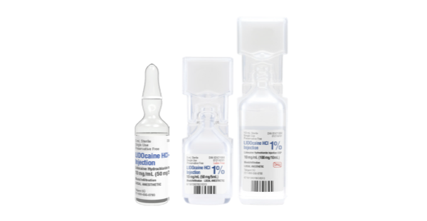 Picture of Lidocaine, 1% Plain, 5ml Polyamp - 20/Box