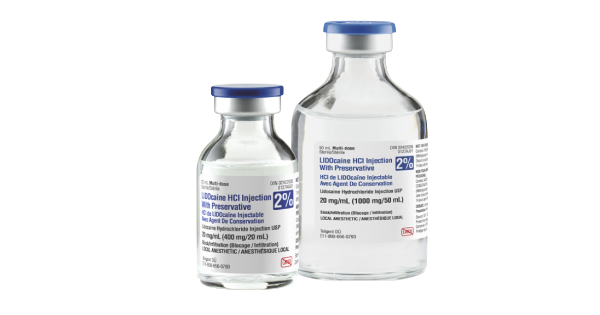 Picture of Lidocaine 2% Plain Injection, 20ml Vial - 10/Box