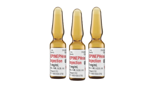 Picture of Epinephrine 1:1000 Injection 1mg/ml - 10 Amps/Box