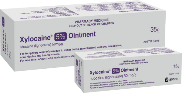 Picture of Xylocaine 5% Ointment, 35G Aluminum Tube