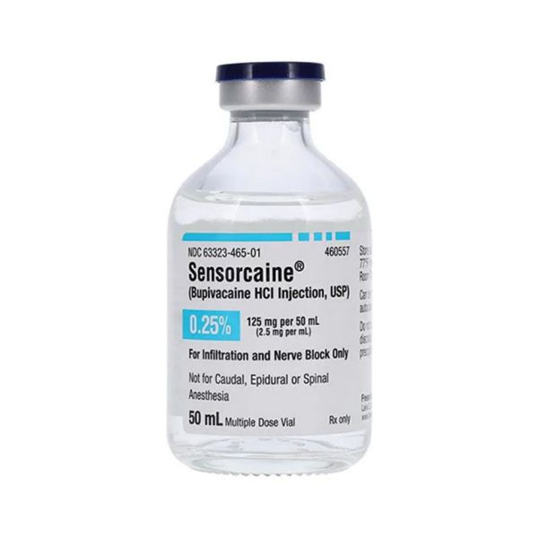 Picture of Sensorcaine (Bupivicaine HCL), 0.25% plain 20ml - 10 Vials/Box