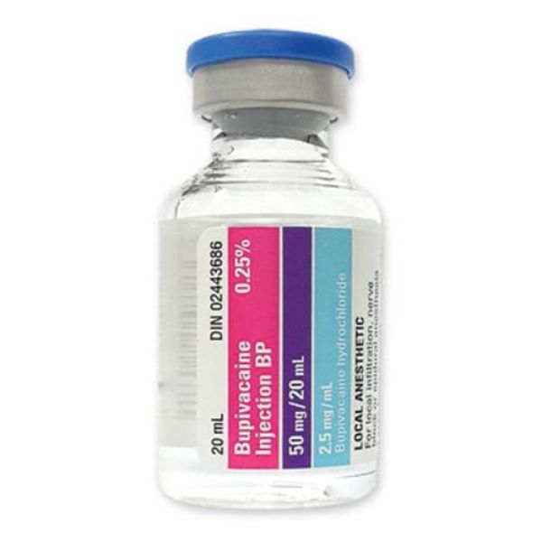 Picture of Bupivacaine Injection BP 0.25%, 10ml (Latex & Pres. Free) - 10/Box