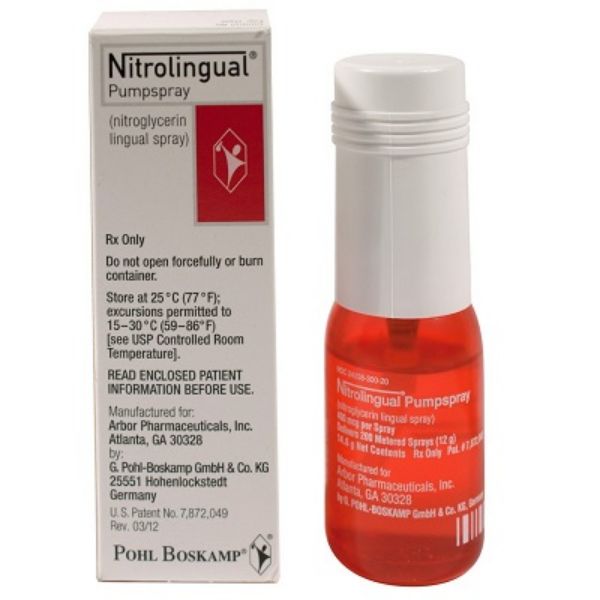 Picture of Nitrolingual 0.4mg Pump Spray - 200 Doses