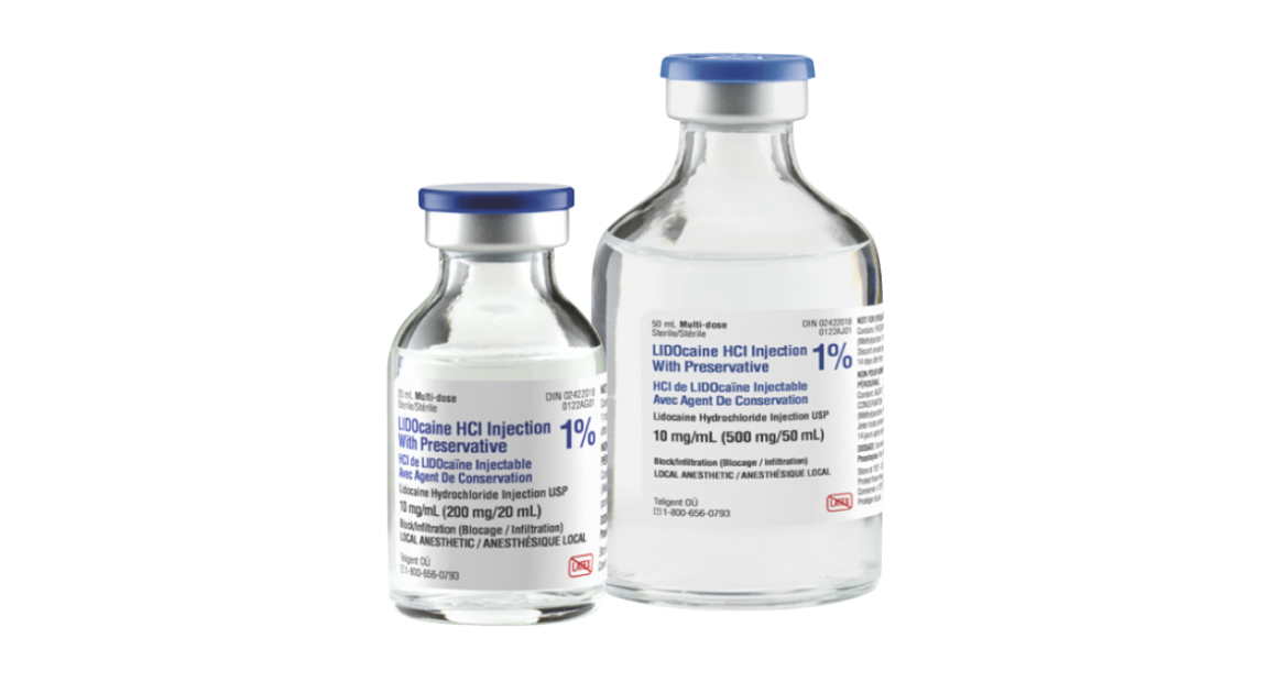 Picture of Lidocaine 1% Plain for Injection, 50ml - 40/Box