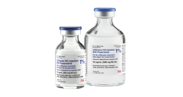Picture of Lidocaine 1% Plain for Injection, 50ml - 40/Box