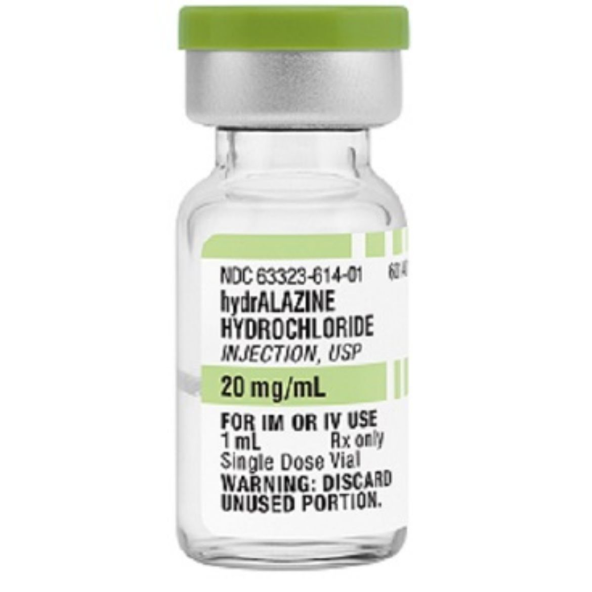 Picture of Apresoline (Hydralazine Hydrochloride ) Injection, 20mg/ml, 1ml Vial - 10/Box