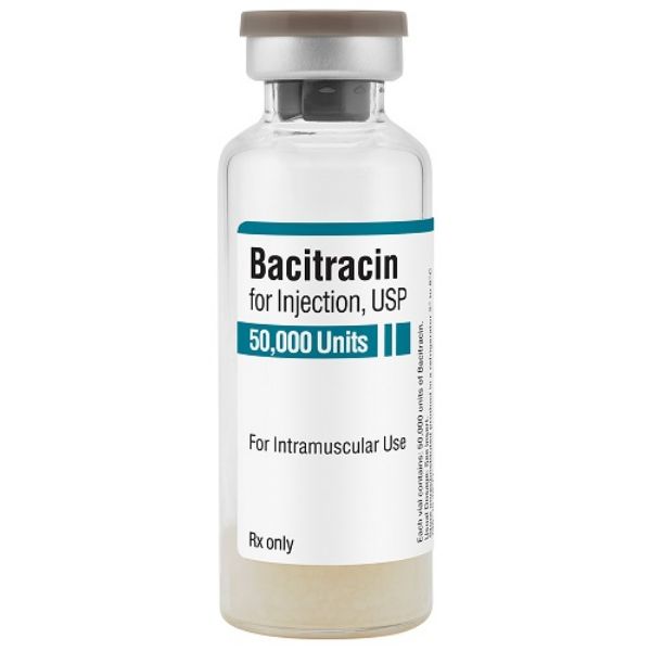 Picture of Bacitracin 50,000 Units Powder, 30ml Vial - 10/Box