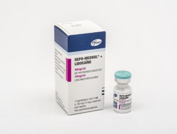 Picture of Depo-Medrol 40mg/ml, with 10mg/ml Lidocaine, 2ml Vial