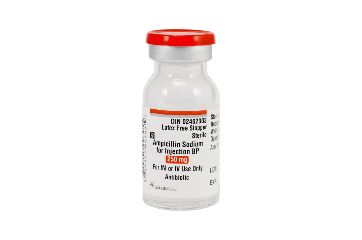 Picture of Ampicillin Sodium 2500mg(250mg) Injection, 10ml vial - 10/Box
